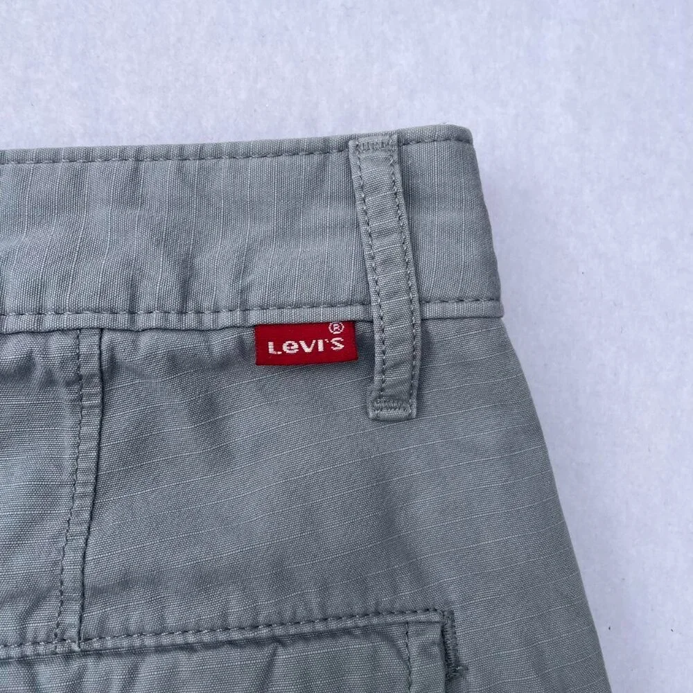 Levi's Gray 5-Pocket Men Cargo Shorts Sz 34 Gorpcore Outdoor Camping Utility